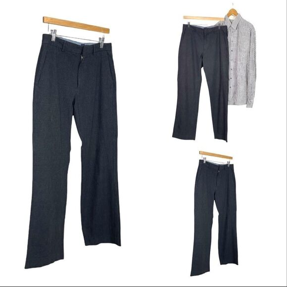 Gap factory Mens Flat Front Straight Leg Pants 30/32 - Picture 6 of 9